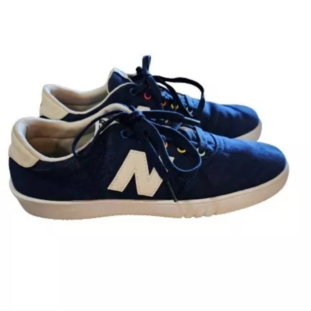 New Balance Isaac Mizrahi Live Navy Canvas Sneakers CT15 Women Size 11 B